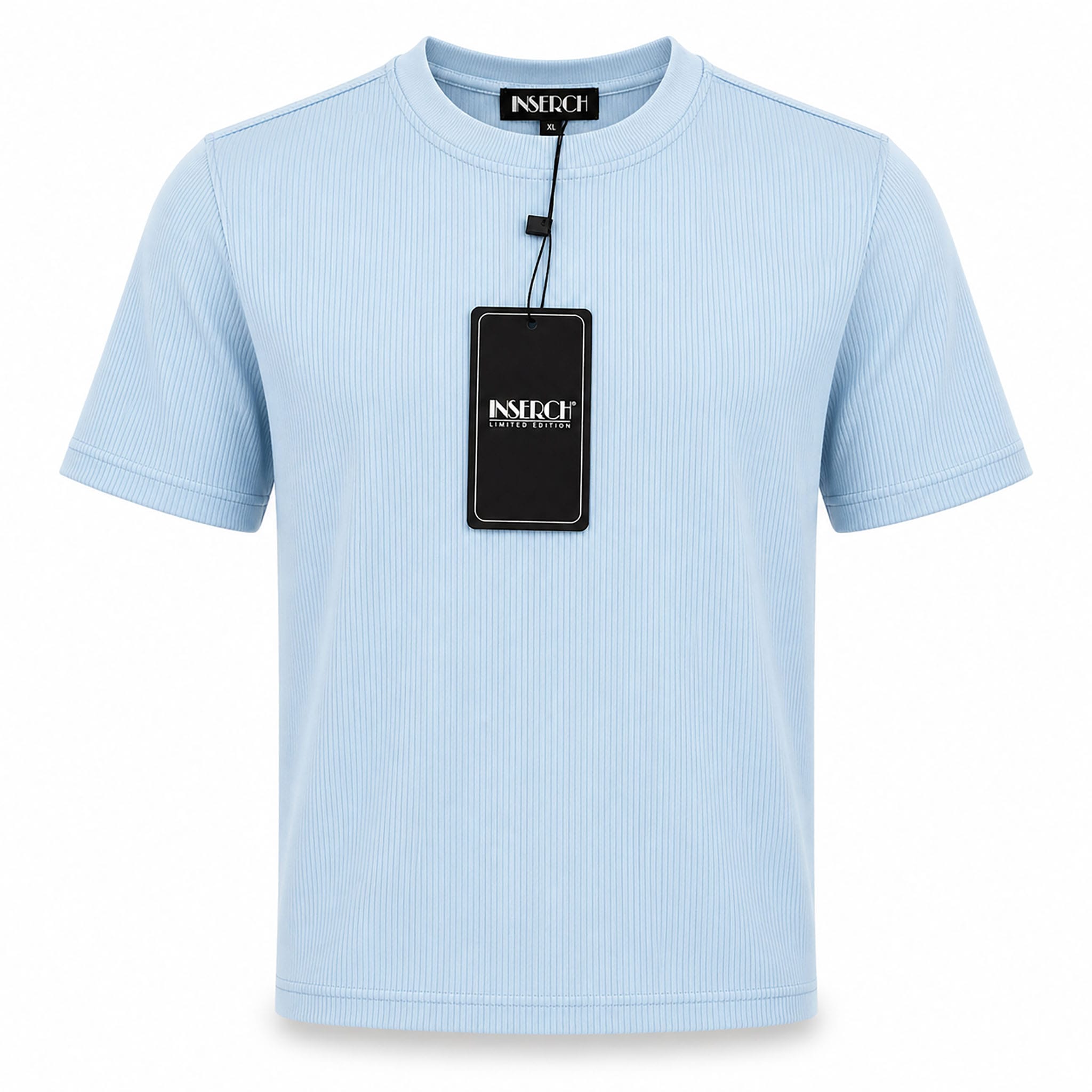 MERC USA, INC INSEARCH T P S 154LAKEB / LARG Inserch Men’s Ribbed Short Sleeve Knit Shirt-T299