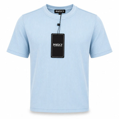 MERC USA, INC INSEARCH T P S 154LAKEB / LARG Inserch Men’s Ribbed Short Sleeve Knit Shirt-T299