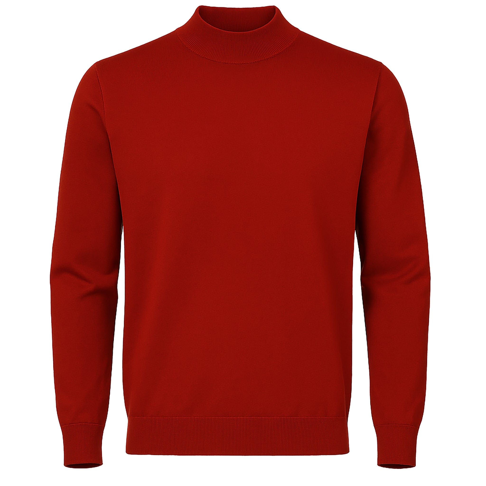 MERC USA, INC INSEARCH T PL 30-RED / M INSERCH COTTON BLEND MOCK NECK SWEATER/4308