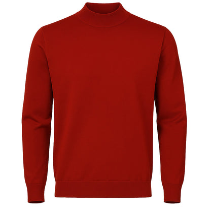 MERC USA, INC INSEARCH T PL 30-RED / M INSERCH COTTON BLEND MOCK NECK SWEATER/4308