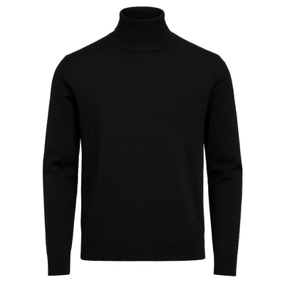MERC USA, INC INSEARCH T PL 01-BLACK / M INSERCH COTTON BLEND TURTLENECK SWEATER/4708