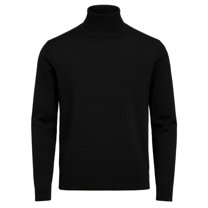 MERC USA, INC INSEARCH T PL 01-BLACK / M INSERCH COTTON BLEND TURTLENECK SWEATER/4708