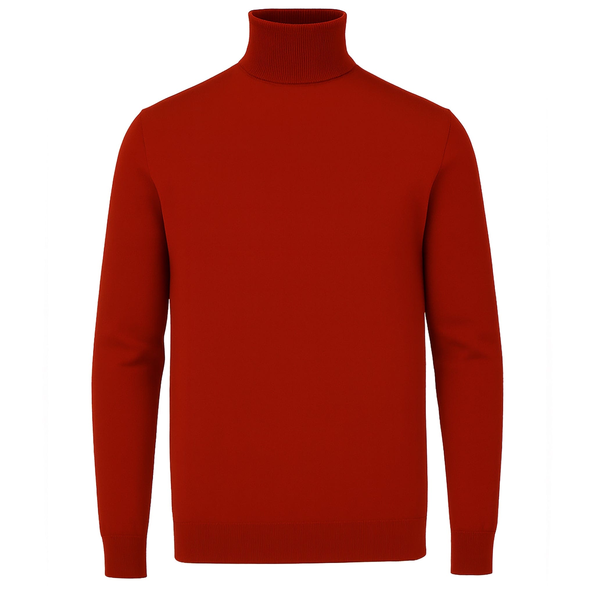 MERC USA, INC INSEARCH T PL 30-RED / M INSERCH COTTON BLEND TURTLENECK SWEATER/4708