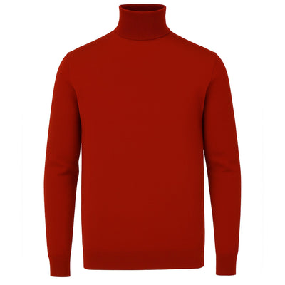 MERC USA, INC INSEARCH T PL 30-RED / M INSERCH COTTON BLEND TURTLENECK SWEATER/4708