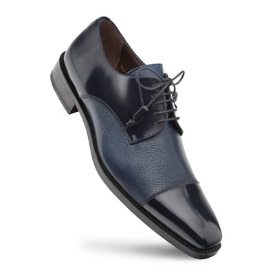 MEZLAN FT BLUE / 8.5 SOKA By Mezlan / Calfskin,Deerskin