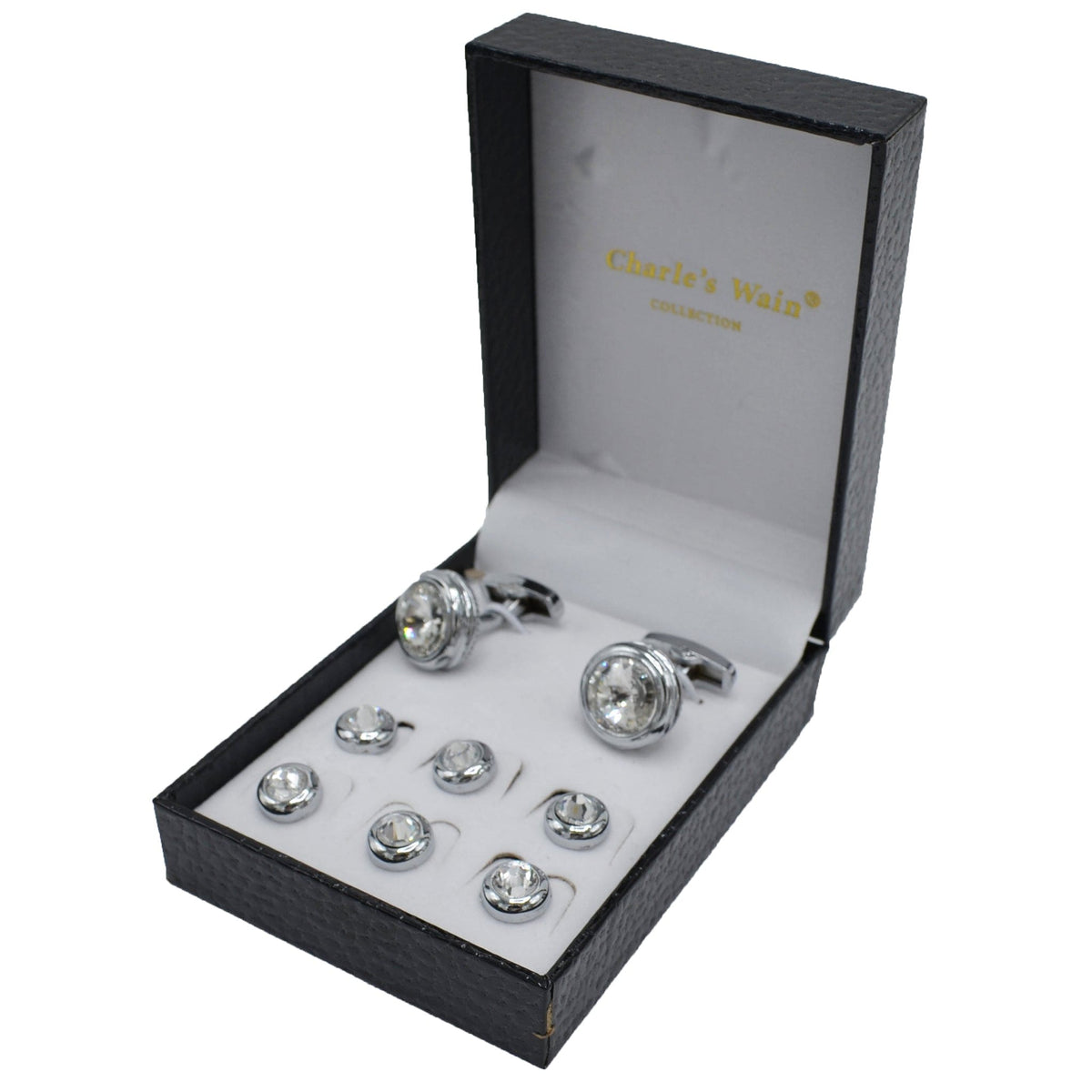 MilanoMensWear A C CUFFLINK & TUXEDO SHIRT BUTTONS SET