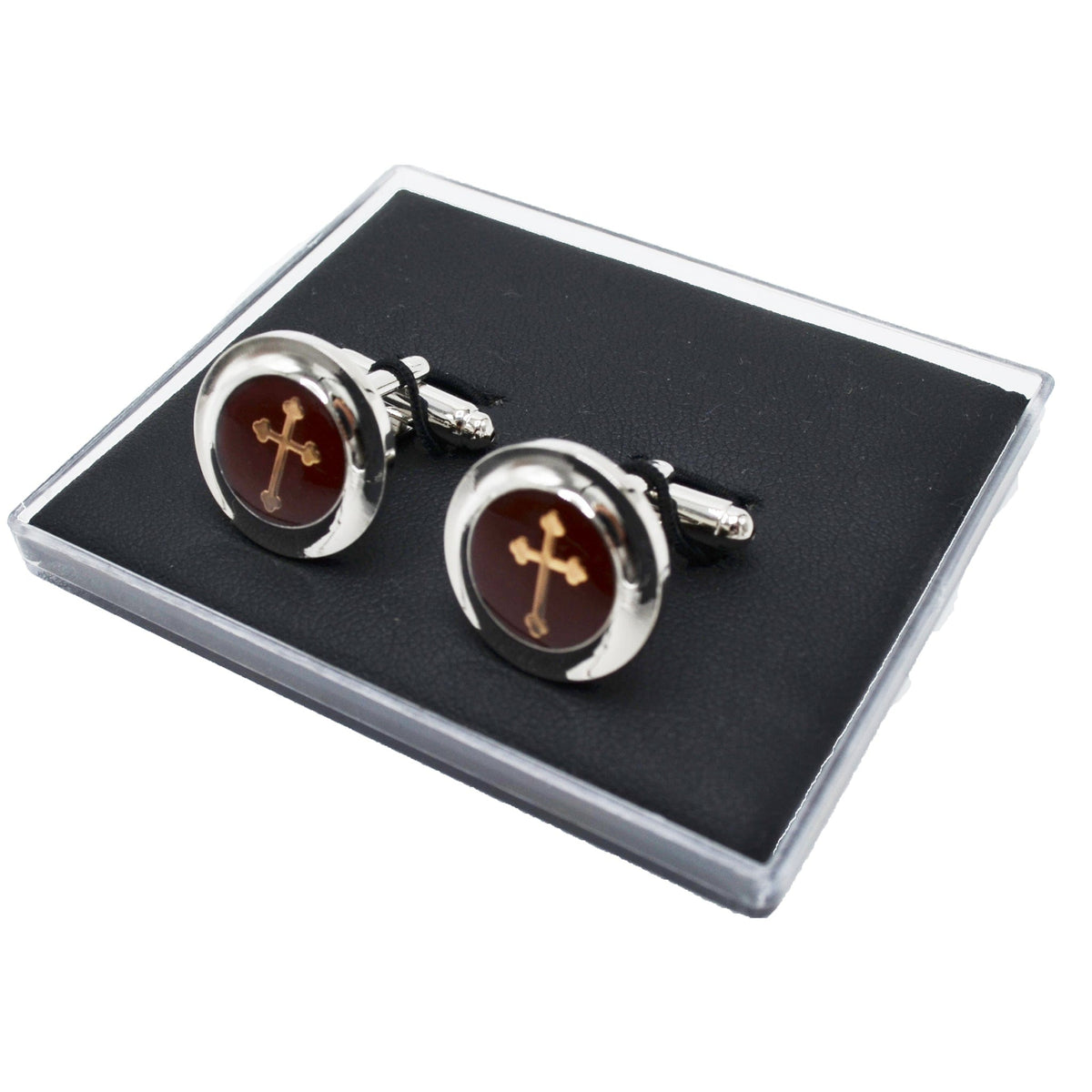 MilanoMensWear A C RED SET OF CUFFLINK CUFFLINK