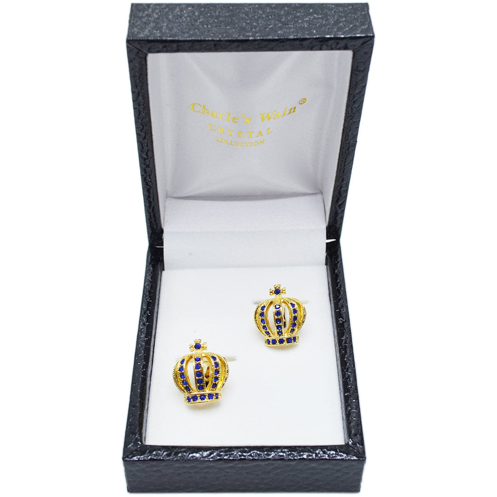 MilanoMensWear AC CROWN CUFFLINK/GOLD