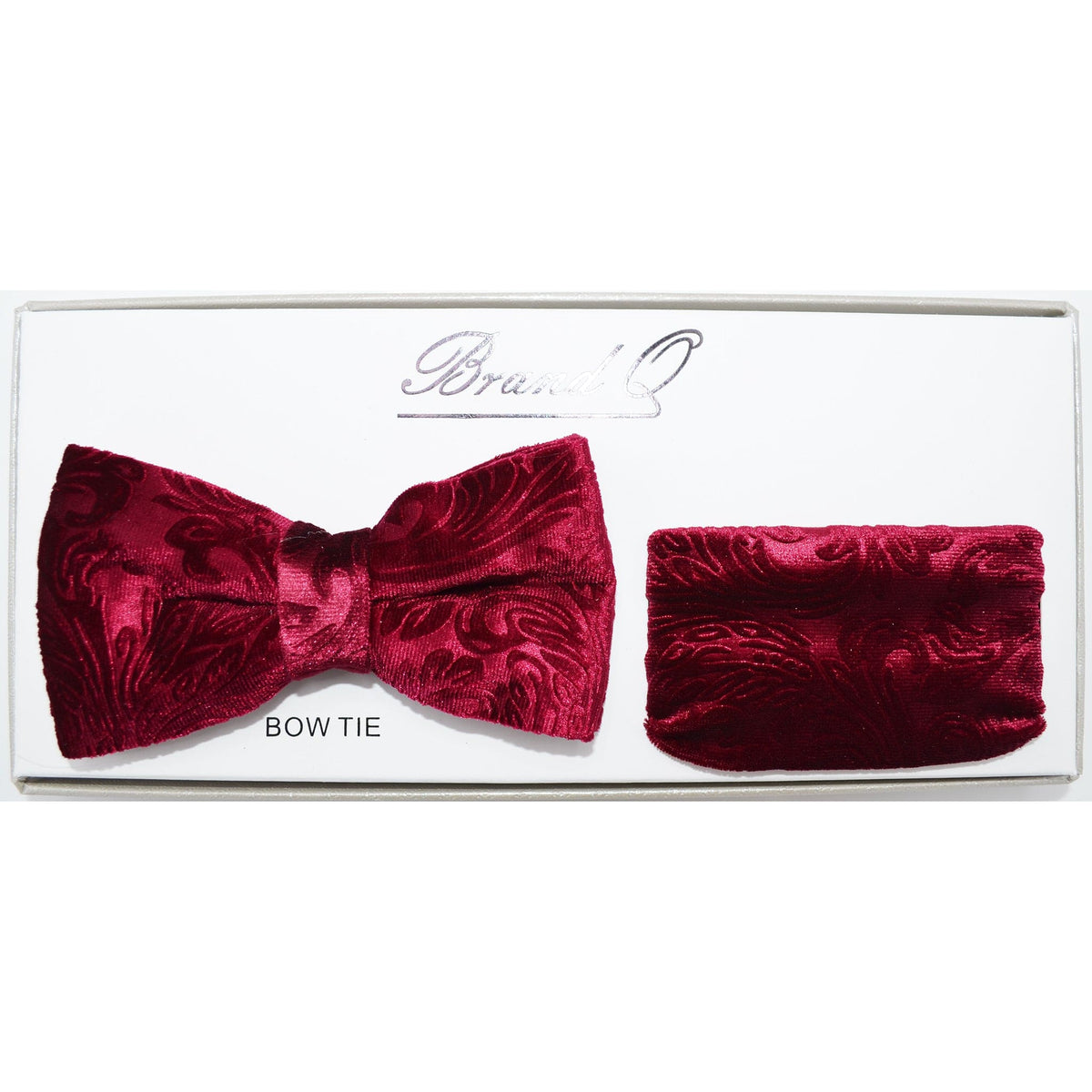 MilanoMensWear BT BURGUNDY SPECIAL OCASSION BOWTIE