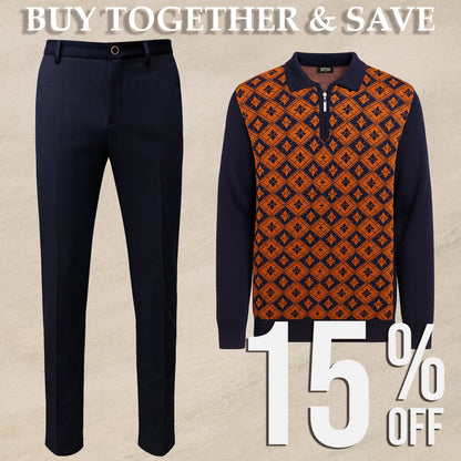 MilanoMensWear BUNDLE:CAMEL//NAVY