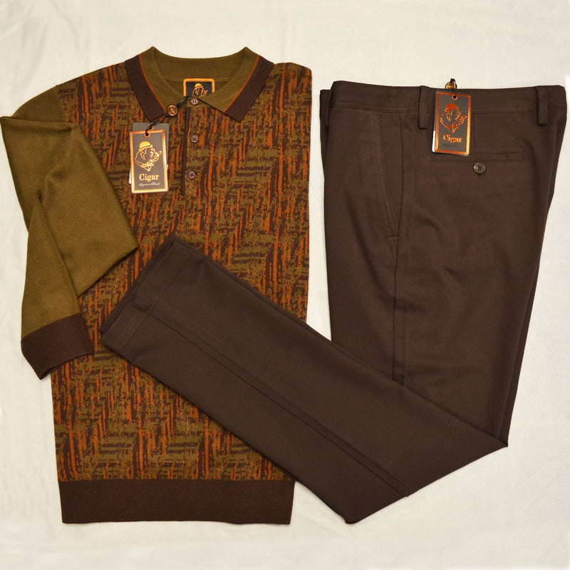 MilanoMensWear Bundle/Olive&Brown