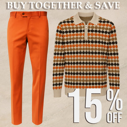 MilanoMensWear BUNDLE:ORANGE//TAN