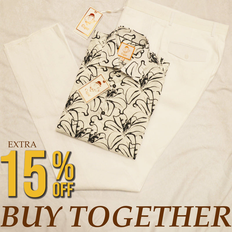 MilanoMensWear BUNDLE/WHITE/WHITE