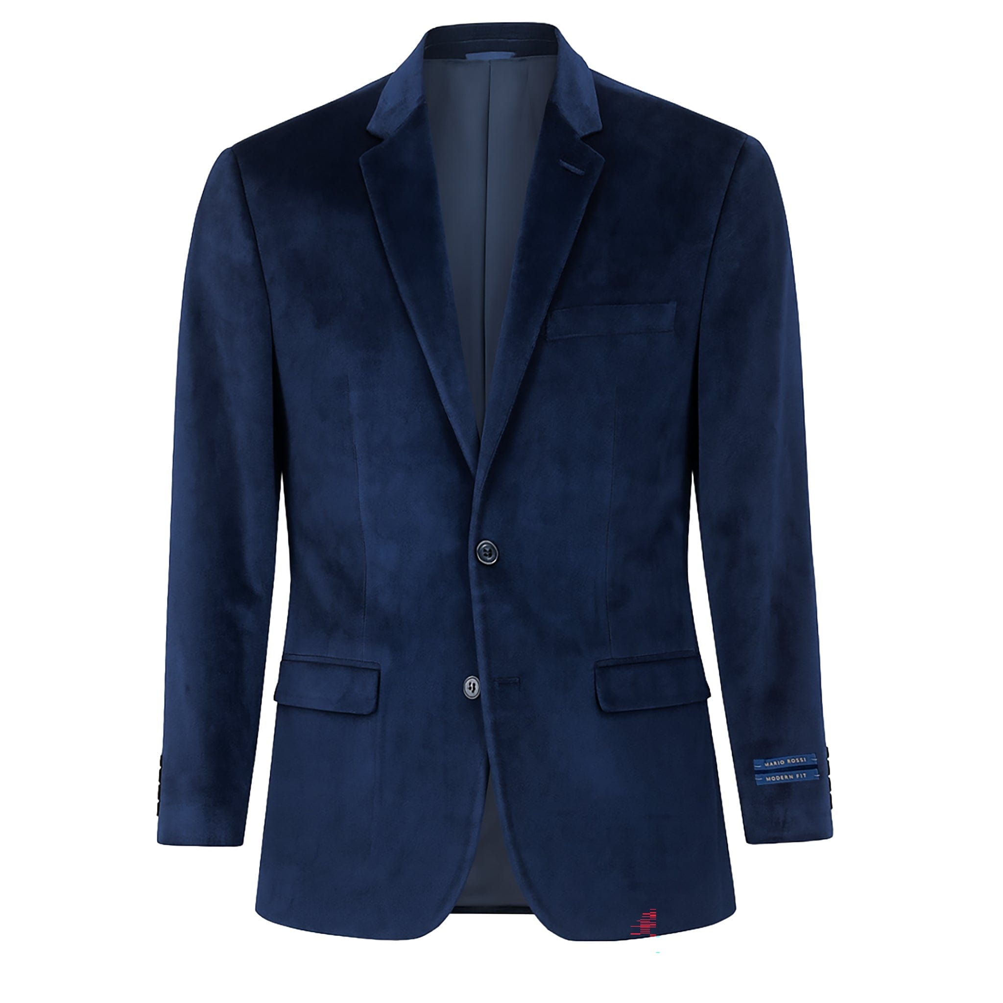 MilanoMensWear J CF Men’s Velvet Single-Breasted Blazer