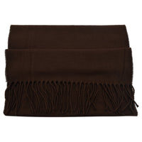 MilanoMensWear SCARVES BROWN CASHMERE FEEL SCARF