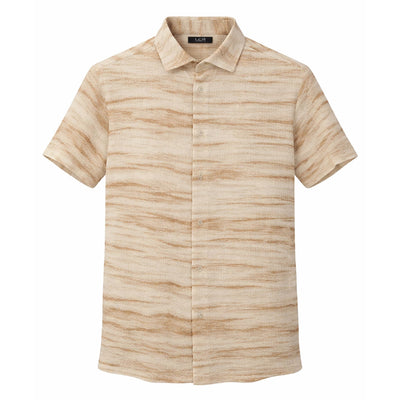 MONTERO INT., INC. S A S CAFE / MED Modern Pattern Short sleeve Shirt / Lc-101-s