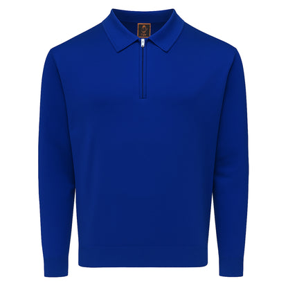 CGR SOLID POLO SWEATER