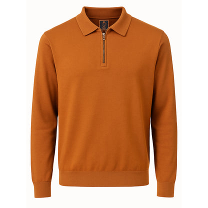 CGR SOLID POLO SWEATER