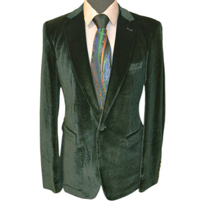 PHITA INTERNATIONAL CORP J CF GREEN / 40 REG CIELO VELVET BLAZER/B6197