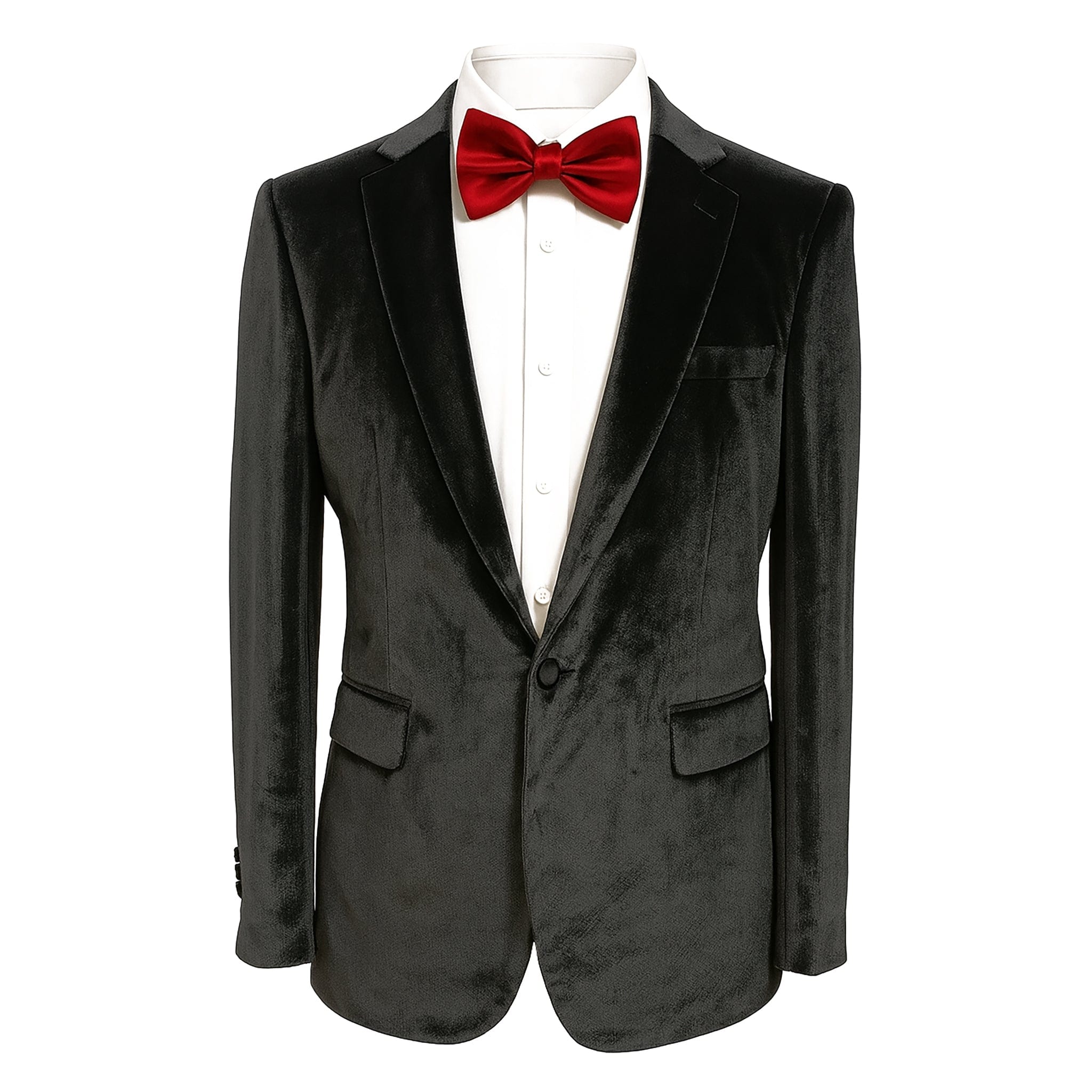 PHITA INTERNATIONAL CORP J CF BLACK / 40 REG CIELO VELVET BLAZER/B6197