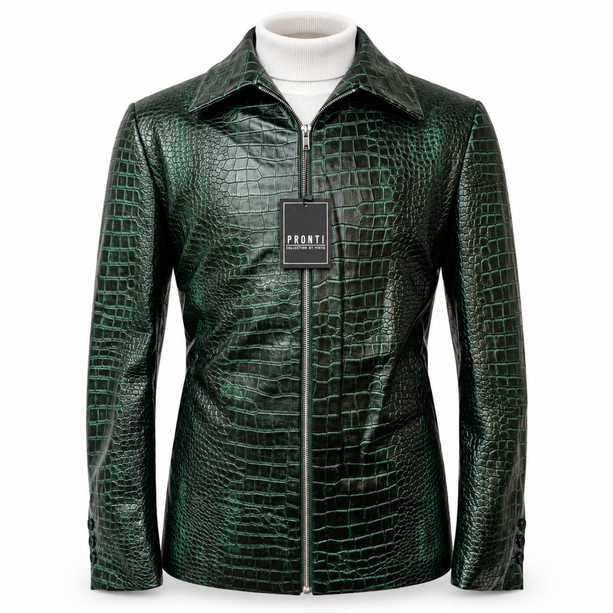 PHITA INTERNATIONAL CORP O F L Pronti Men’s Crocodile-Textured Walking Suit-Bp8107