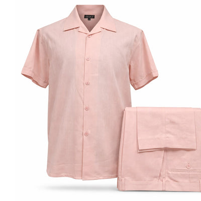 PHITA INTERNATIONAL CORP O F S MAUVE / MED Pronti Two-Piece Short Sleeve Walking Suit Set/Sp8001