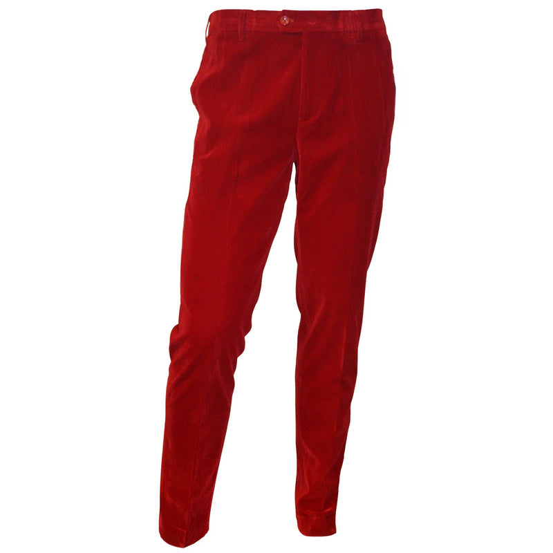 PHITA INTERNATIONAL CORP P CF RED / 32 PRONTI VELVET PANTS/P3610