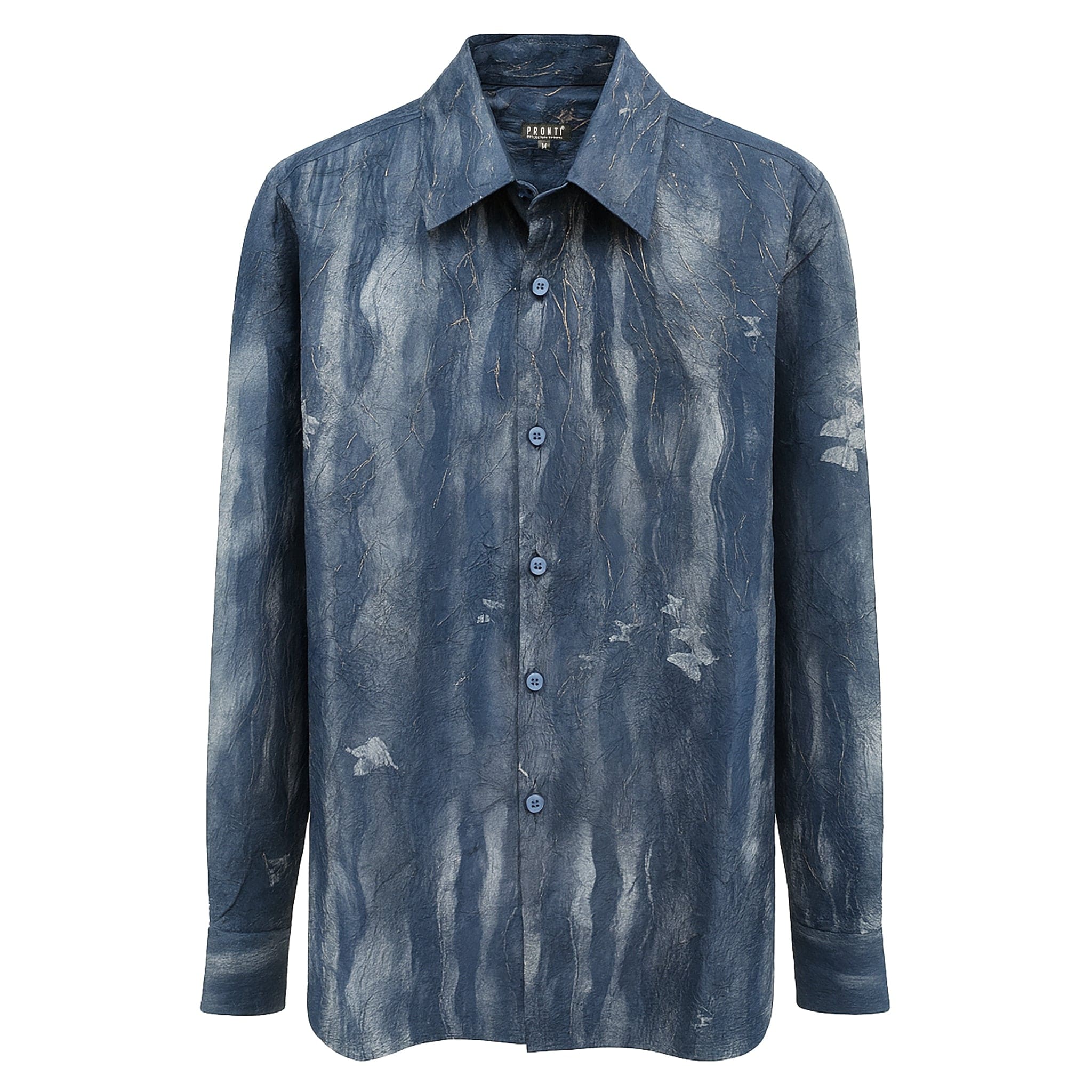 PHITA INTERNATIONAL CORP S AL BLUE / MED PHITA Sport Shirt-S6890