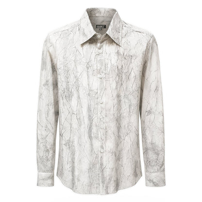 PHITA INTERNATIONAL CORP S AL WHITE / MED PHITA Sport Shirt-S6890