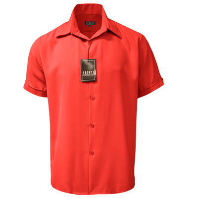 PHITA INTERNATIONAL CORP S AS RED / MED PRONTI RELAX FIT SHIRT/S6653