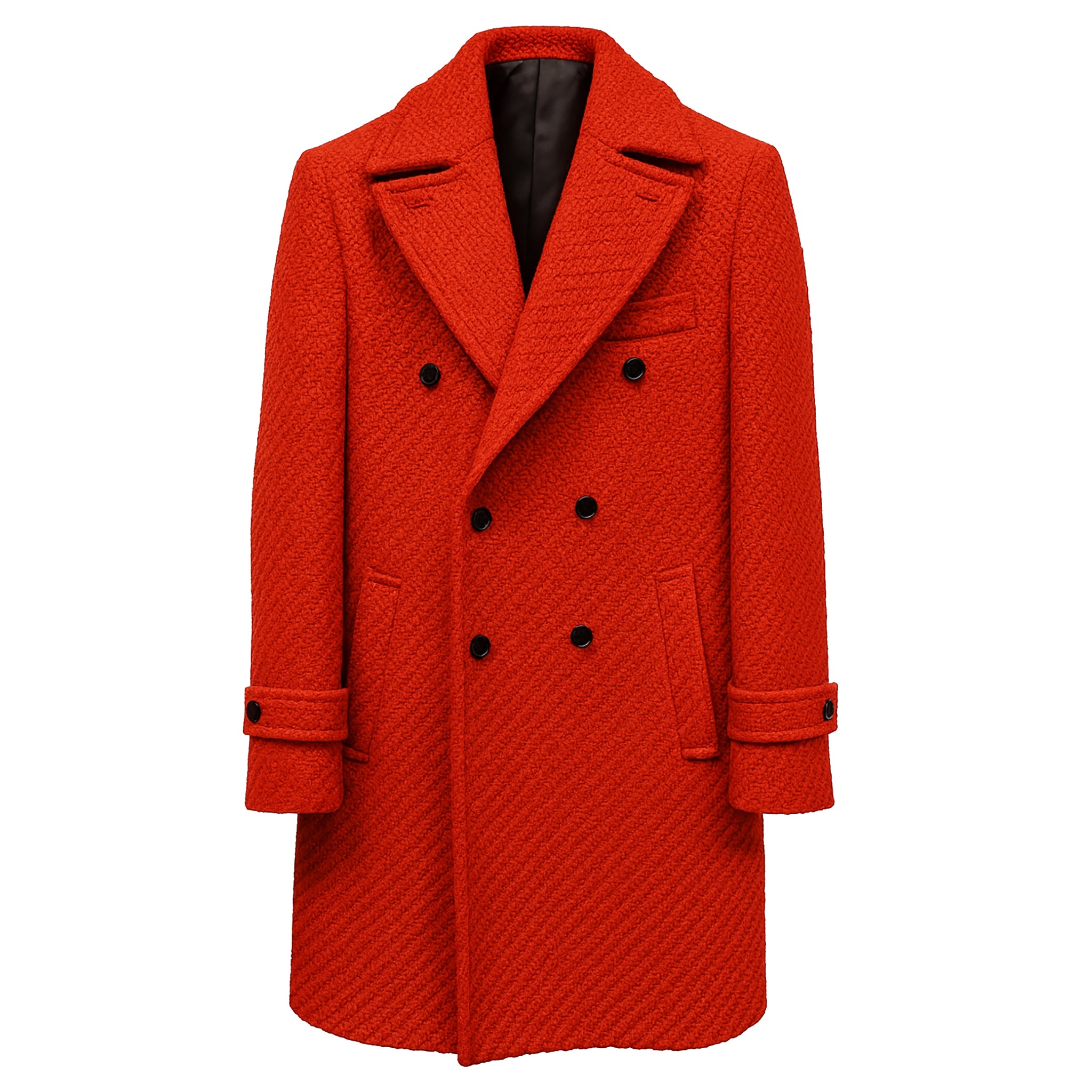 CRG DOUBLE BREASTED OVERCOAT/TC-1481