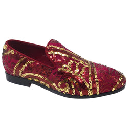 ROYAL SHOES USA X FT WHT/GLD / 7.5 ROYAL FASHION TUXEDO SHOES/Lf-8889