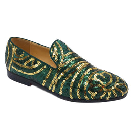 ROYAL SHOES USA X FT WHT/GLD / 7.5 ROYAL FASHION TUXEDO SHOES/Lf-8889