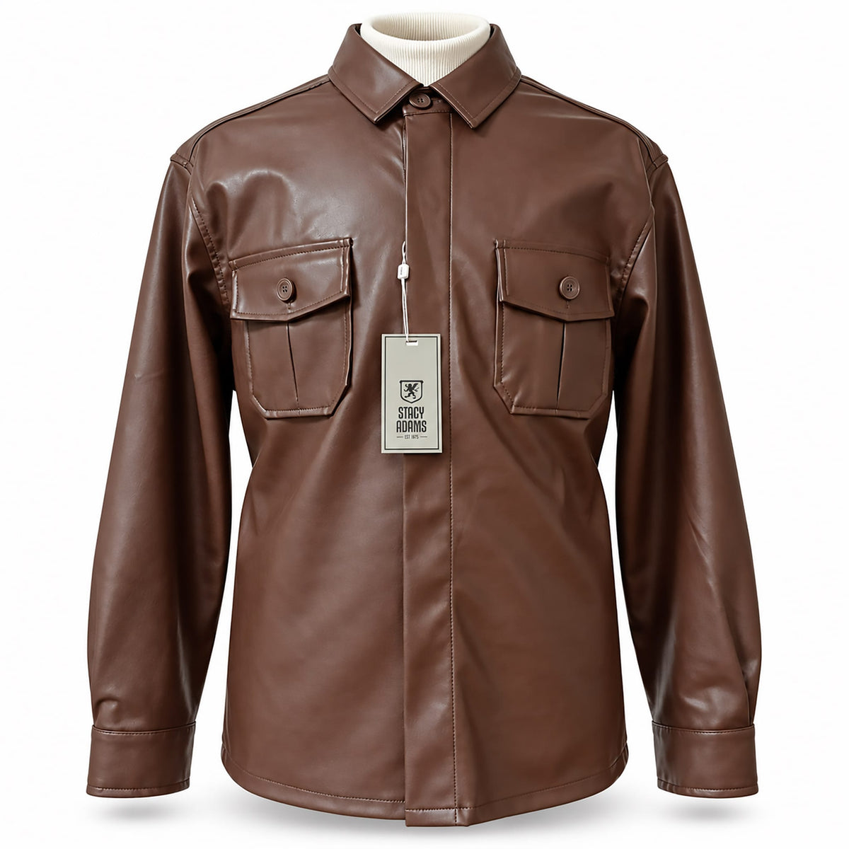 SAFIRE INC.(SILVERSILK) O F L Stacy Adams Men’s Leather Walking Suit- 35102