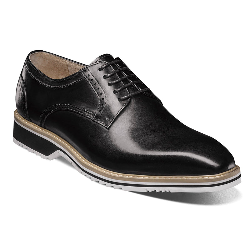 STACY ADAMS SHOE COMPANY F T 001-BLK / 8.5 Barringer  Plain Toe Oxford/25722