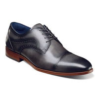 STACY ADAMS SHOE COMPANY F T 020 GRY / 8.5 BRYANT  Cap Toe Oxford/25634