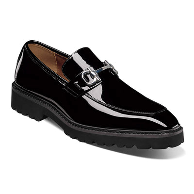 STACY ADAMS SHOE COMPANY F T 004-BLK / 7.0 Stacy Adams CARABELLO Moc Toe Bit Slip On-25804