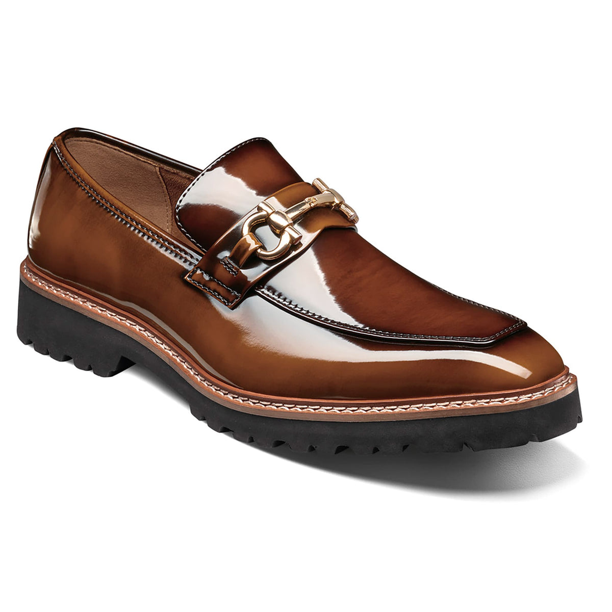 STACY ADAMS SHOE COMPANY F T 249-TAN / 7.0 Stacy Adams CARABELLO Moc Toe Bit Slip On-25804