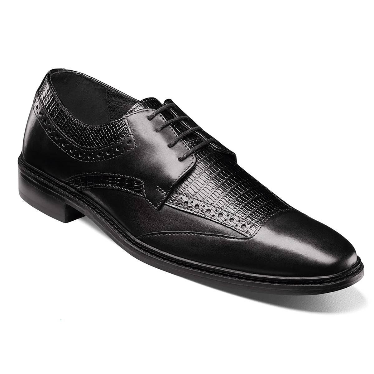 STACY ADAMS SHOE COMPANY F T 01-BLK / 7.0 Stacy Adams  GAMBETTA Modified Cap Toe Oxford- 25780