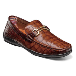 STACY ADAMS SHOE COMPANY F TC 410-NVY / 9.0 Embrey  Moc Toe Bit Slip On/25703