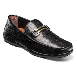 STACY ADAMS SHOE COMPANY F TC 410-NVY / 9.0 Embrey  Moc Toe Bit Slip On/25703