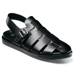 STACY ADAMS SHOE COMPANY F TS 001 BLK / 9.0 MONTEGO&nbsp;(Slingback Buckle Sandal)-25659