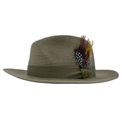 STEVENLAND A HS OLIVE / S THE HAVANA HAT BY STEVEN LAND
