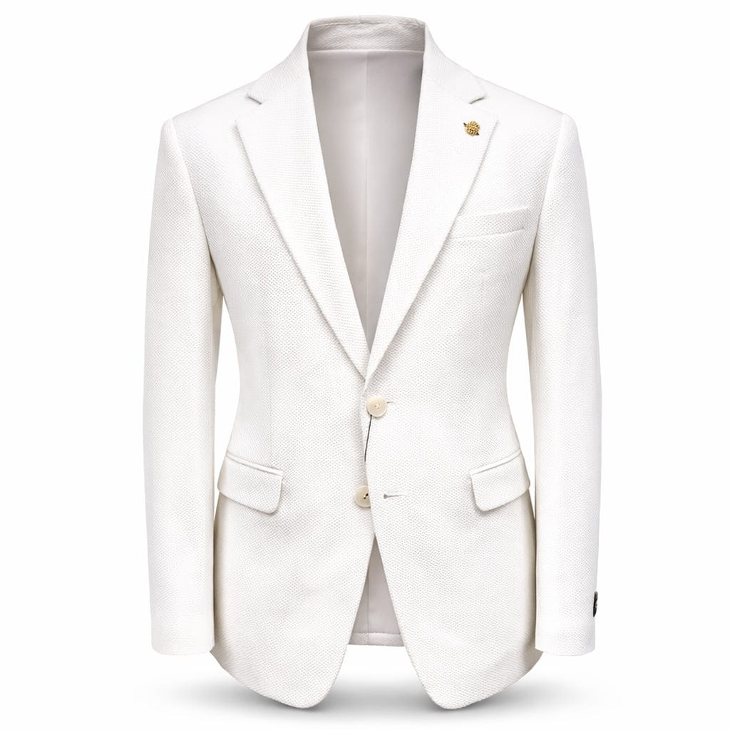 SUSLO COUTURE J C S SASLU Couture Men’s Textured Blazer – Classic Fit Dress Jacket/Sc601