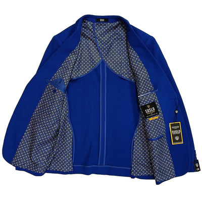 SUSLO COUTURE J C S SASLU Couture Men’s Textured Blazer – Classic Fit Dress Jacket/Sc601