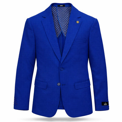 SUSLO COUTURE J C S SASLU Couture Men’s Textured Blazer – Classic Fit Dress Jacket/Sc601
