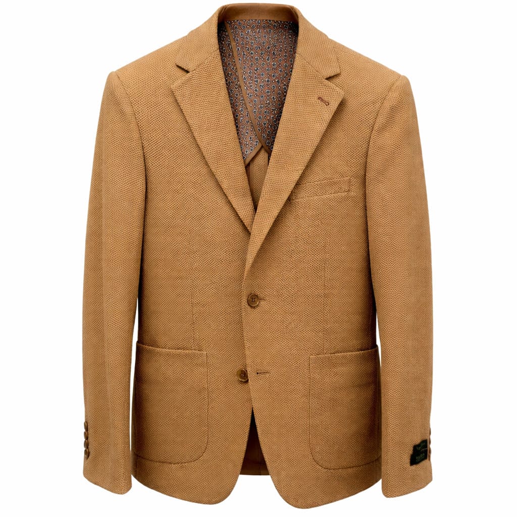 SUSLO COUTURE J C S SASLU Couture Men’s Textured Blazer – Classic Fit Dress Jacket/Sc601