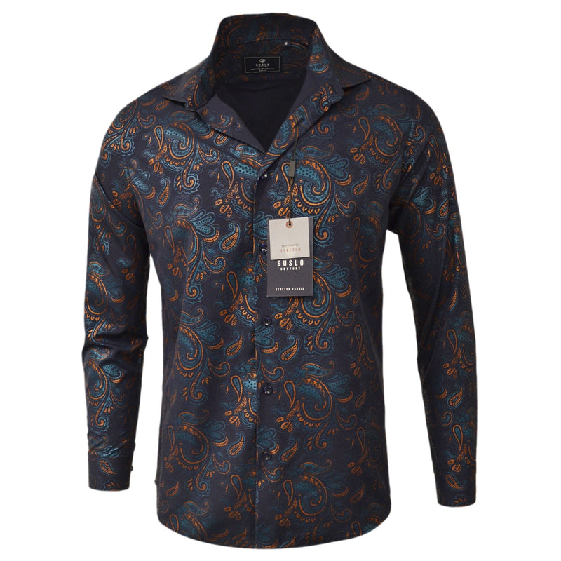 SUSLO COUTURE S AL 18-NVY / SM SUSLO SPORT SHIRT/SC-460