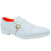 TAYNO DISTRIBUTOR F TC WHITE / 9.0 CASUAL BIT CAP TOE LEATHER LOAFER/The cuban