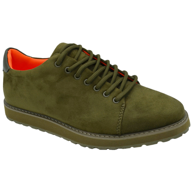 TAYNO DISTRIBUTOR F TC OLIVE / 8.0 CASUAL SUEDE,OXFORD SNEAKER/ muscovys